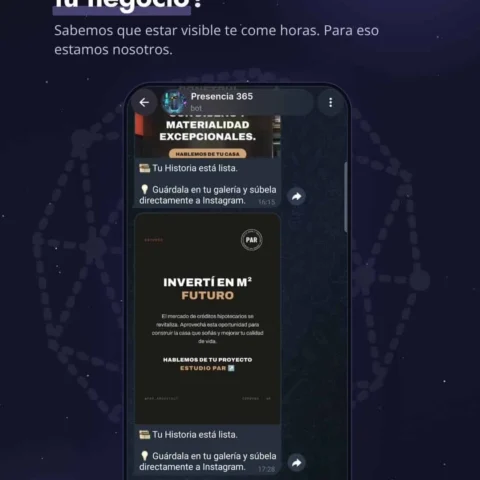 ¿No te da el tiempo para las redes de tu negocio? 📱 Con Presence…