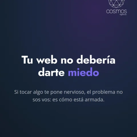 ¿Te pasa que no querés tocar nada de tu web por miedo a romperla?…