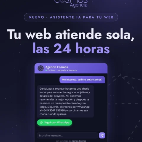 🌙 ¿Cuántas consultas perdés porque nadie responde a las 2 de la mañana? Sumamos…