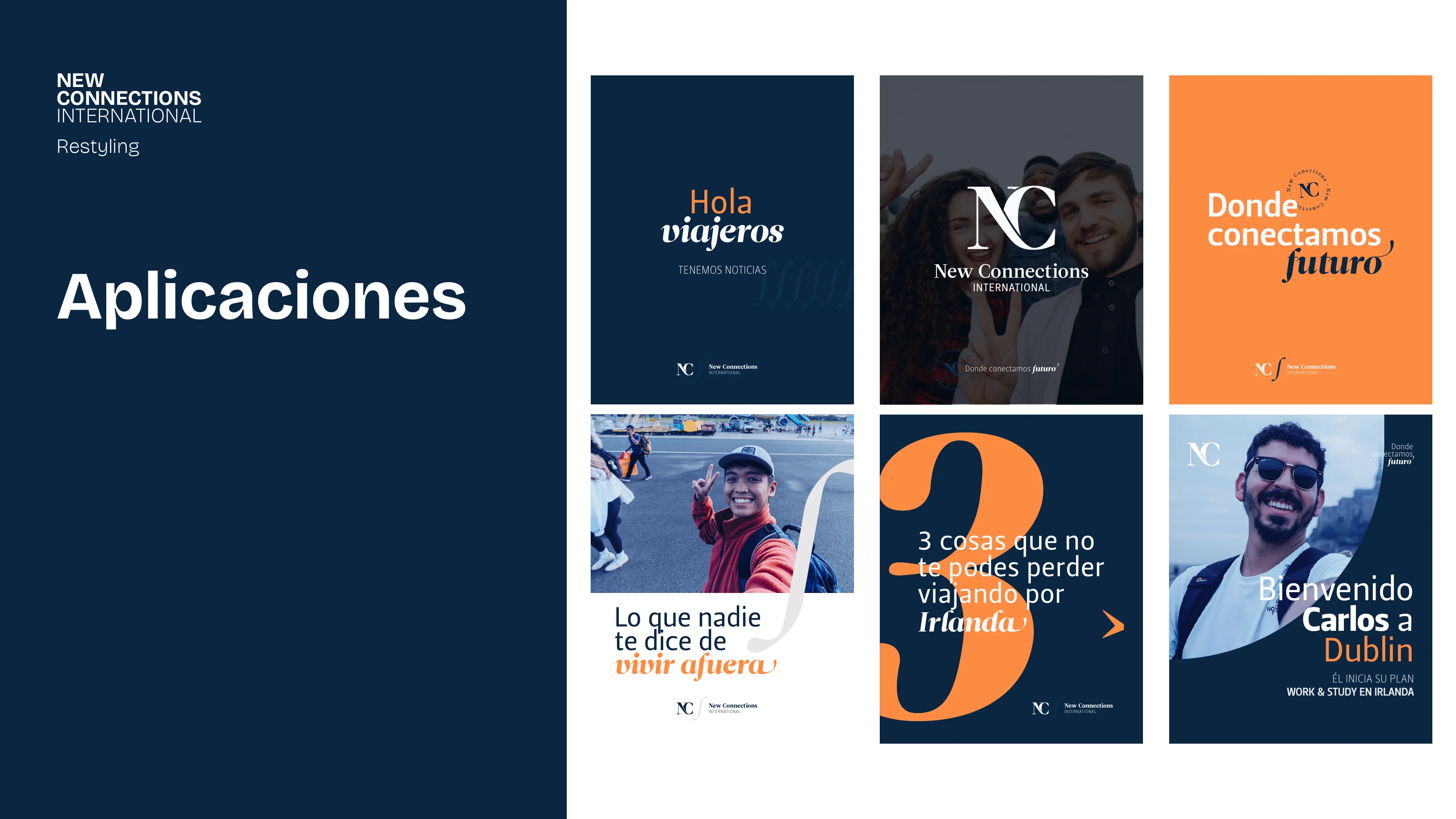 New Connections International — manual de marca, página 13
